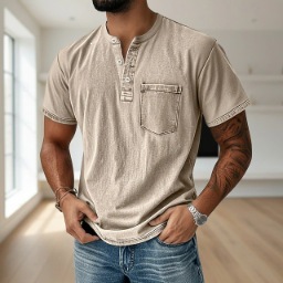 Ultra-Soft American Vintage Washed Polo Men Can Wear All Summer Long