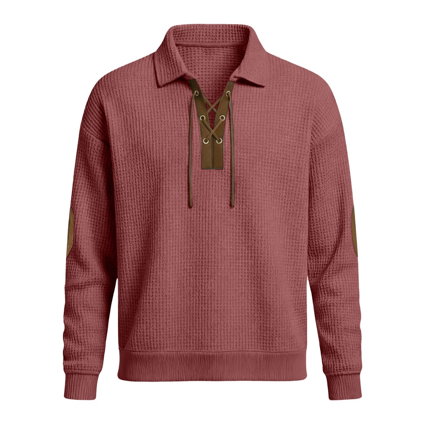 Men’s Fashion Loose-Fit Solid Color Sweatshirt – Sporty & Casual Top