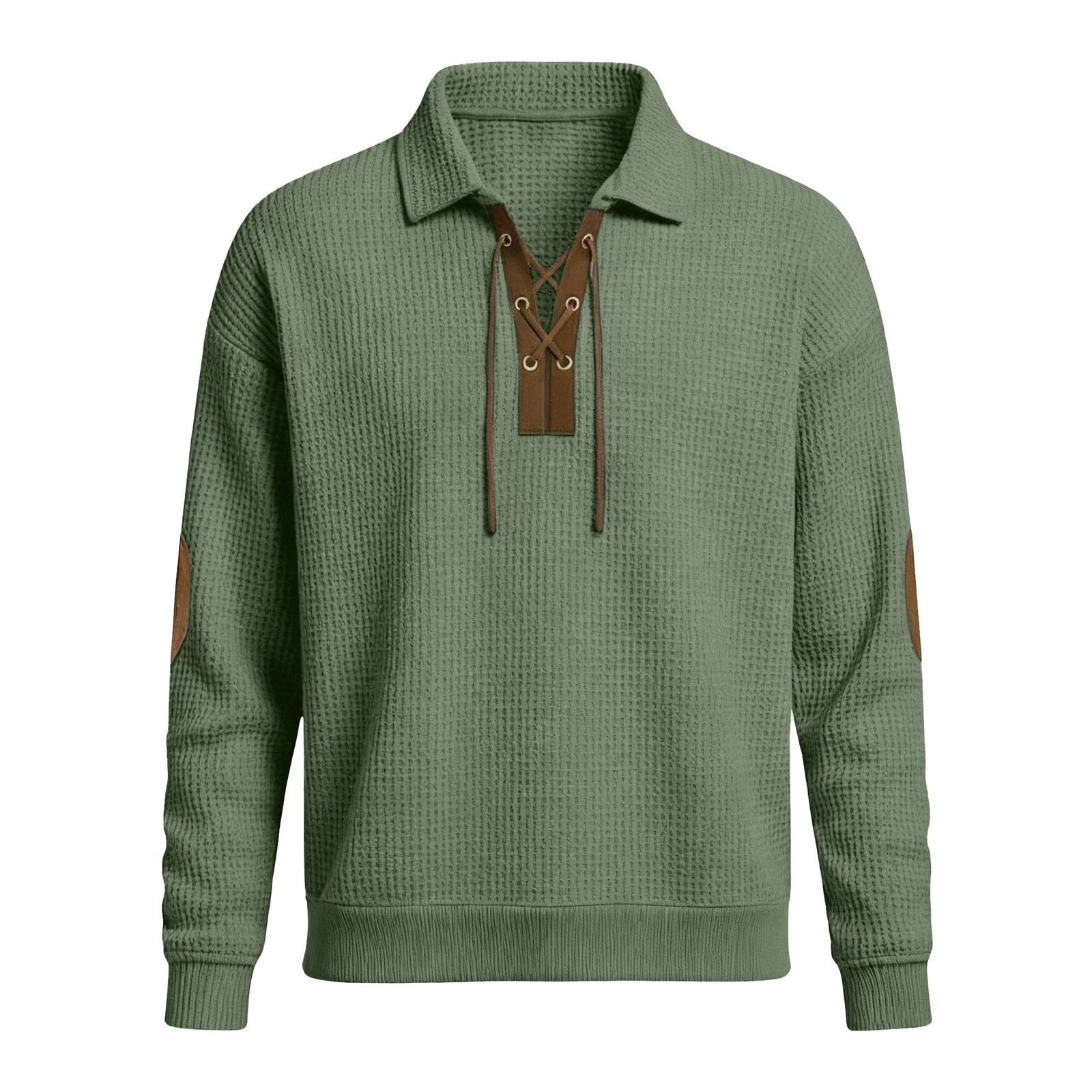 Men’s Fashion Loose-Fit Solid Color Sweatshirt – Sporty & Casual Top