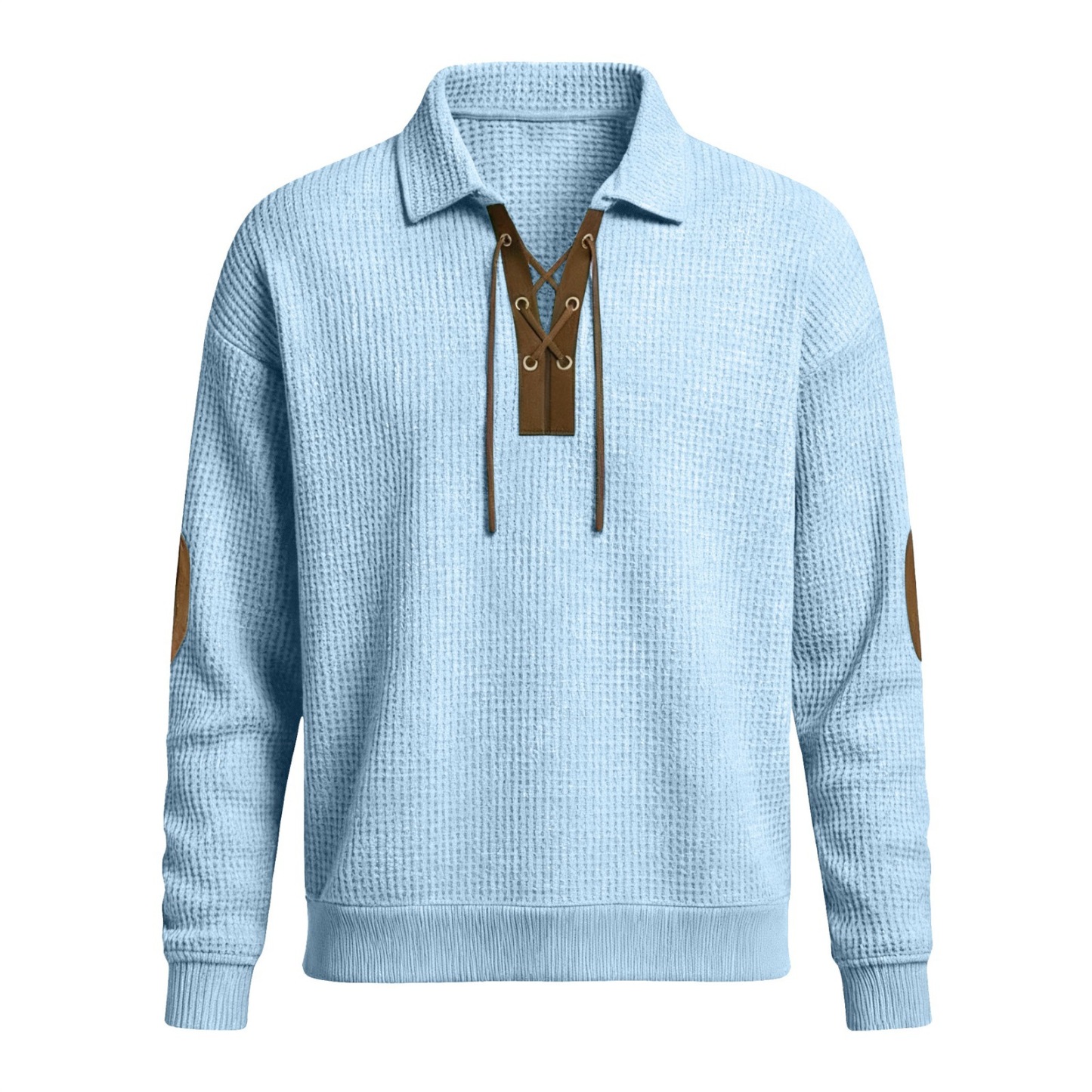 Men’s Fashion Loose-Fit Solid Color Sweatshirt – Sporty & Casual Top