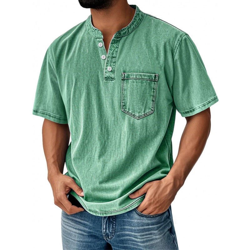 Ultra-Soft American Vintage Washed Polo Men Can Wear All Summer Long