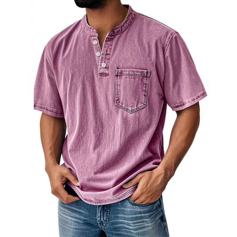 Ultra-Soft American Vintage Washed Polo Men Can Wear All Summer Long