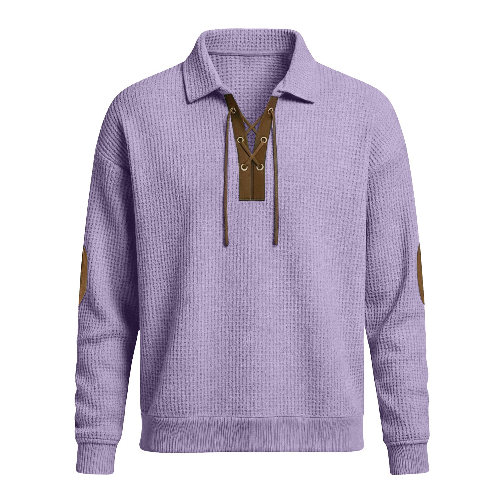 Men’s Fashion Loose-Fit Solid Color Sweatshirt – Sporty & Casual Top