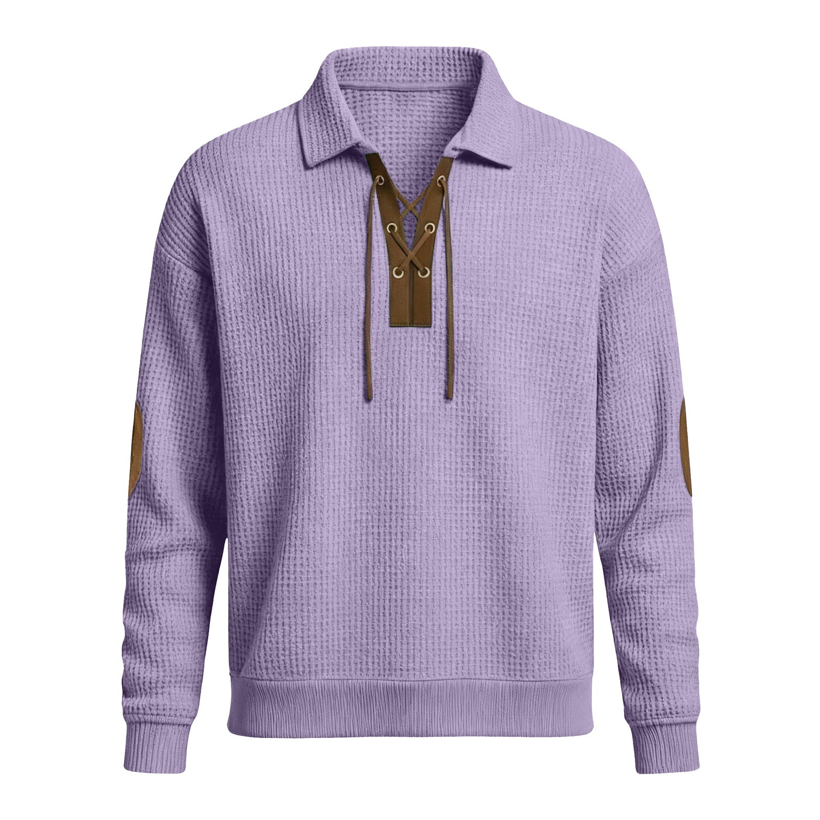 Men’s Fashion Loose-Fit Solid Color Sweatshirt – Sporty & Casual Top