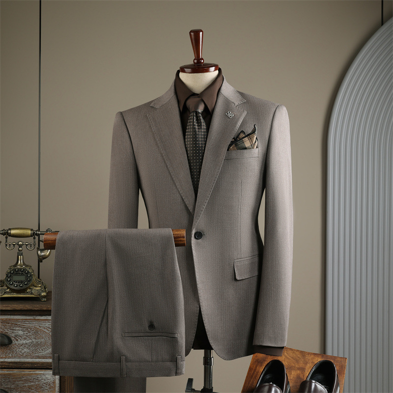 Men’s High-Quality Double-Breasted Business Casual 3-Piece Suit