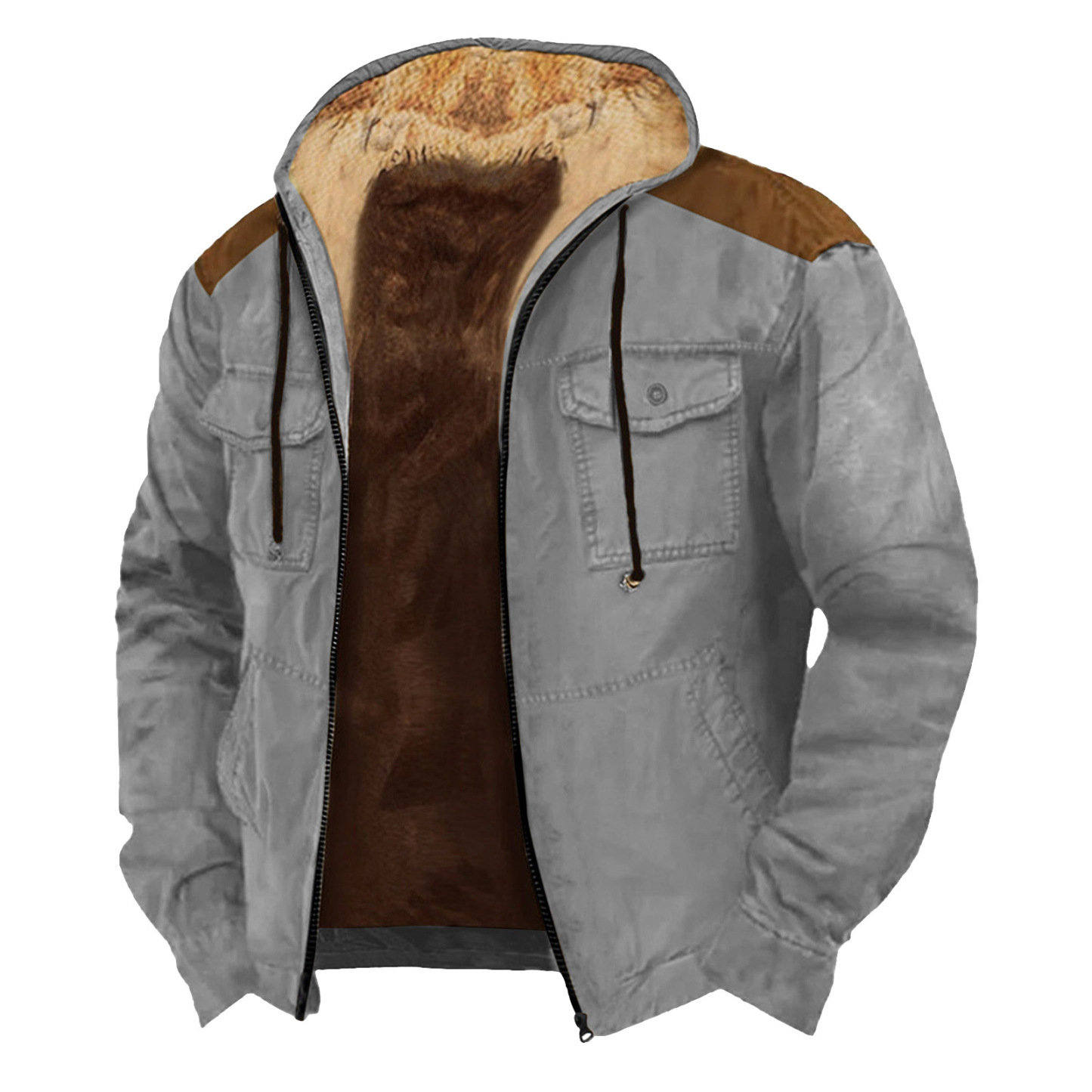 Mason - Zipped Up - Fleece Lined Jacket