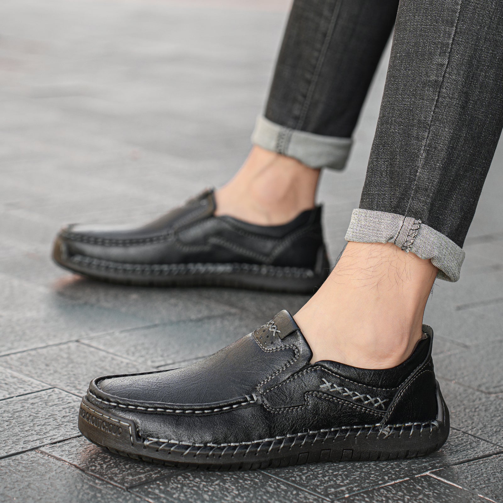 🔥 Last Day 60% OFF ⏱️ New Arrival Promotion ⏱️ Men's ComfortStep Genuine Calfskin Leather Slip-On Loafers
