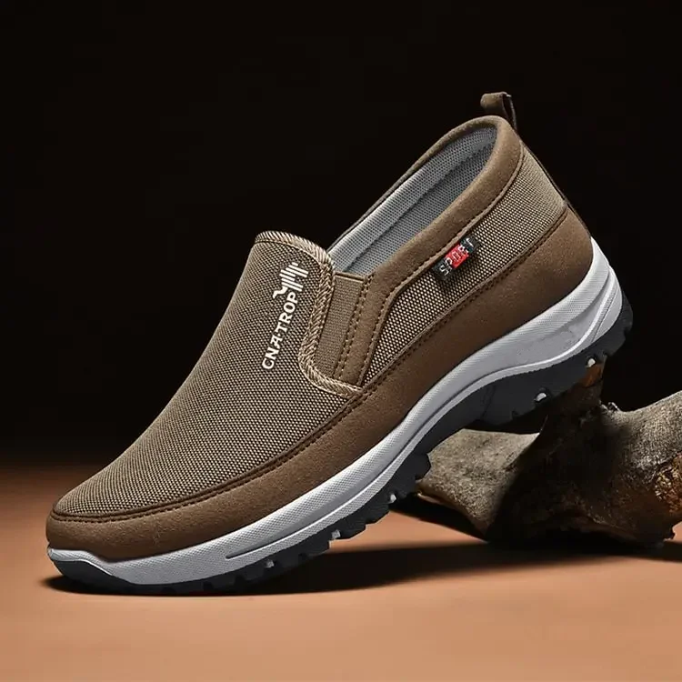 Premium Men's Orthopedic Sneakers – Breathable Arch Support Slip-On Shoes