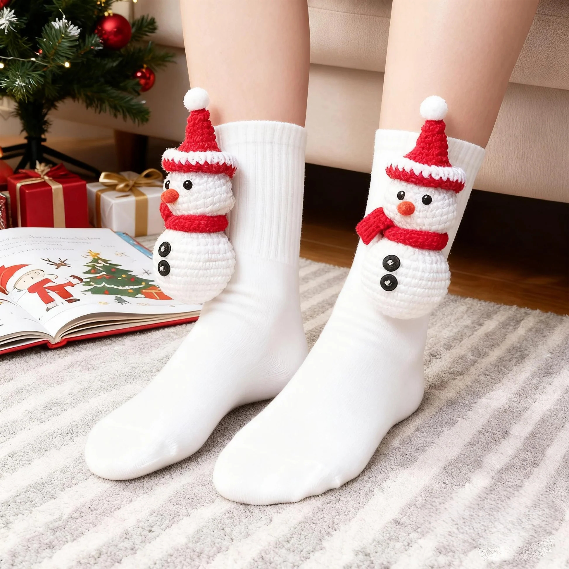 🔥Cozy Snowman – Ultra-Soft Comfort Snuggly Socks🧦