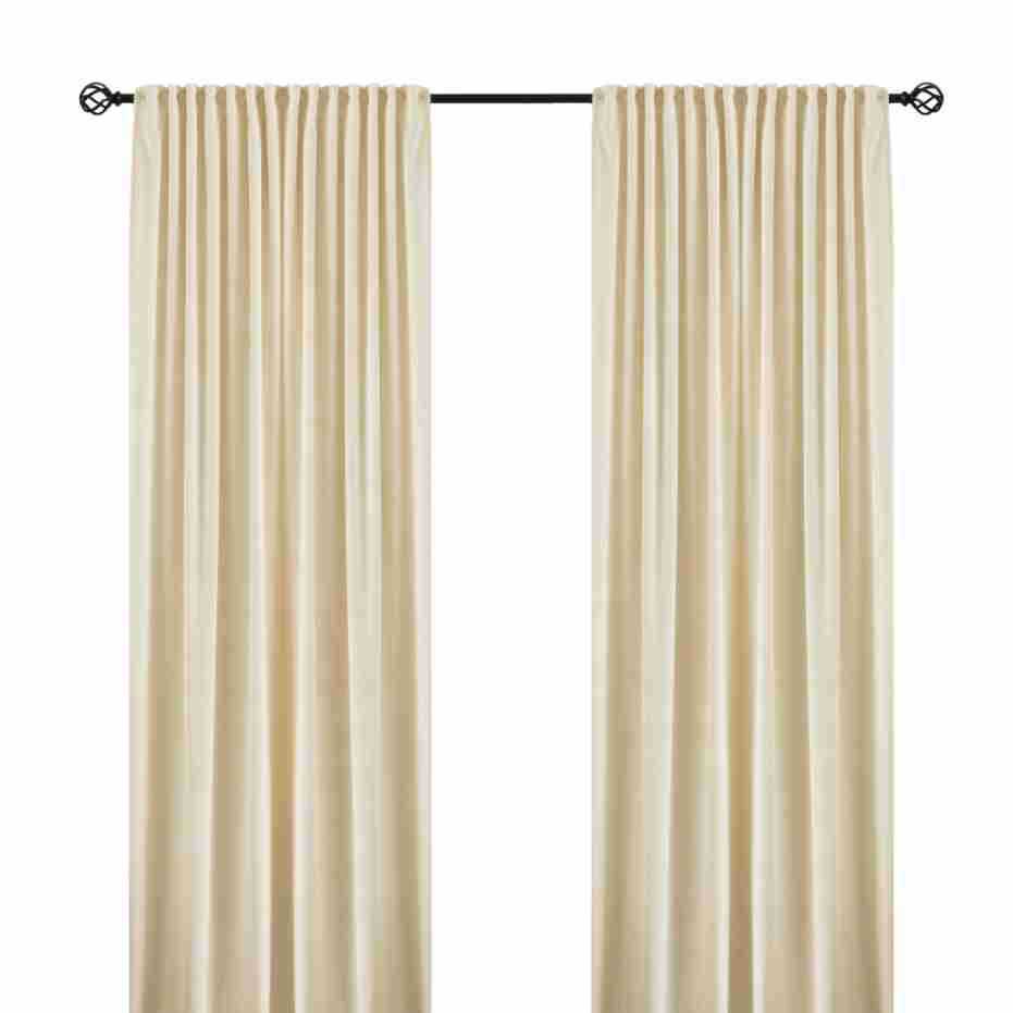 Premium Solid Color Dutch Velvet Curtains – Ready-Made Blackout Drapes for Living Room & Bedroom