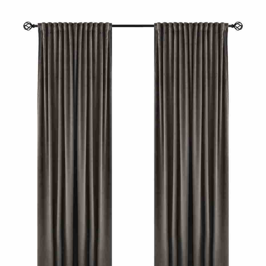 Premium Solid Color Dutch Velvet Curtains – Ready-Made Blackout Drapes for Living Room & Bedroom