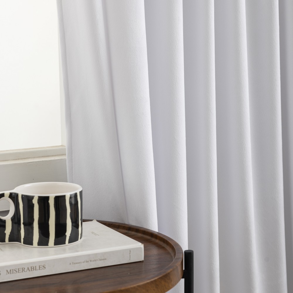 Premium Solid Color Dutch Velvet Curtains – Ready-Made Blackout Drapes for Living Room & Bedroom