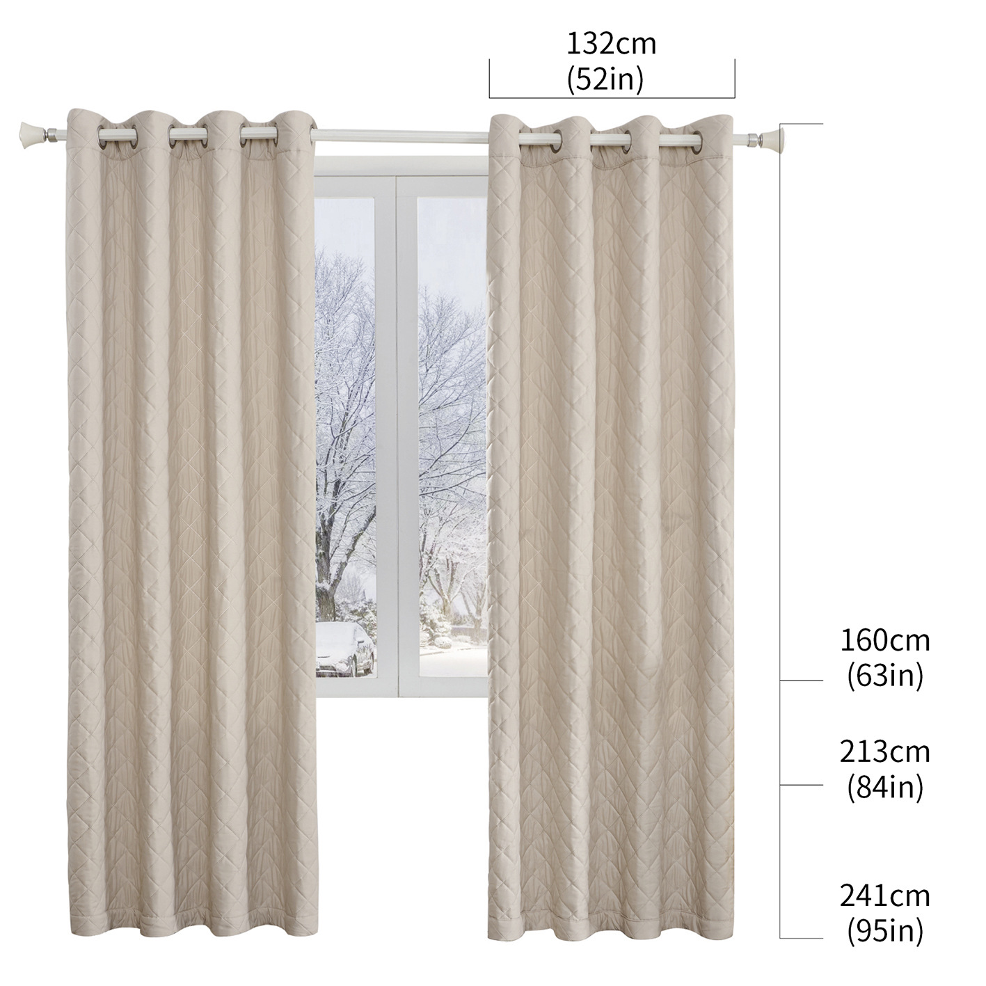 Best-Selling Full Blackout Curtain │ INS Style │ Ultrasound Quilted │ Soundproof & Thermal │ Room Divider