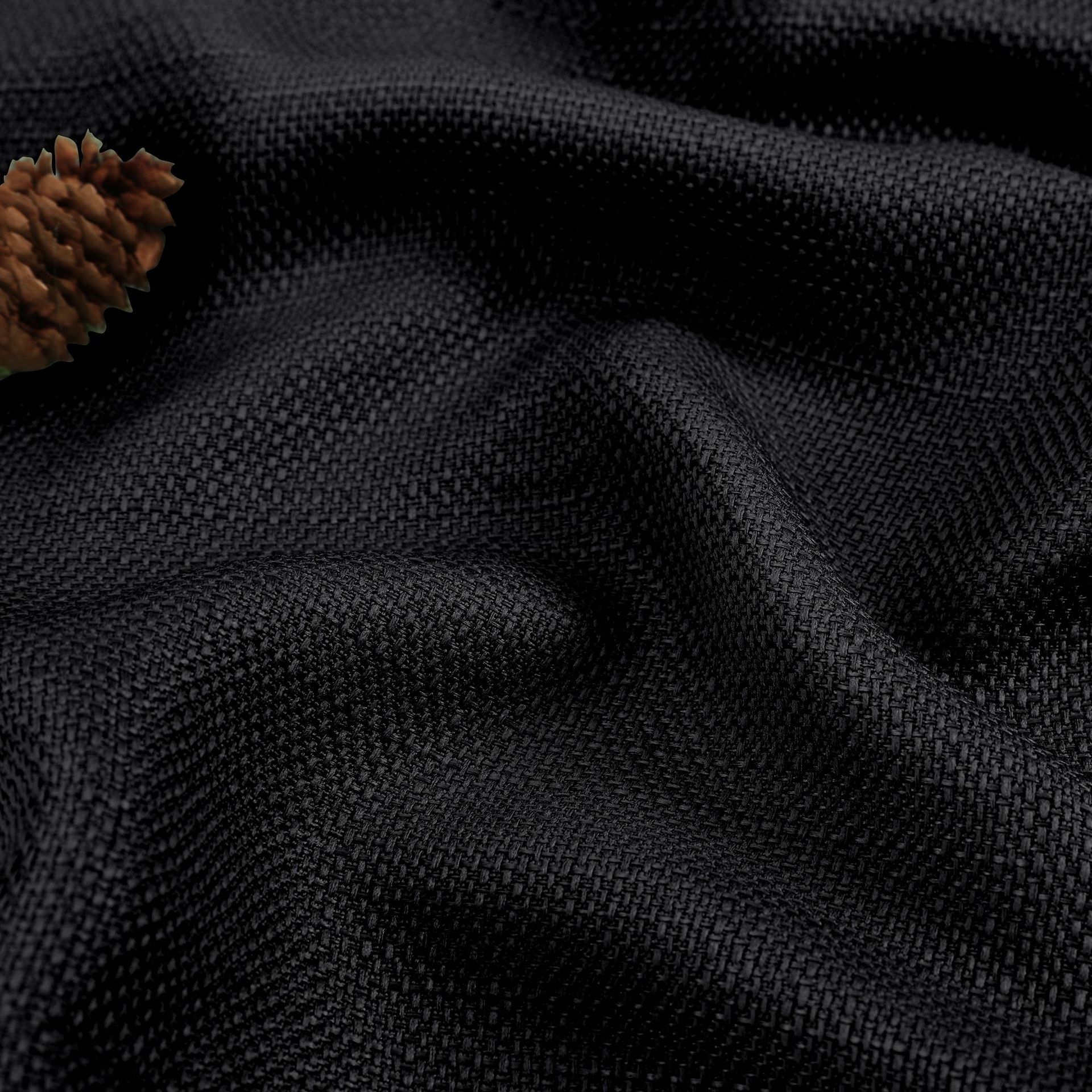 Best-Selling Thick Faux Linen Cafe Curtain │ Customizable │ Light-Filtering Ready-Made for Living Room & Bedroom