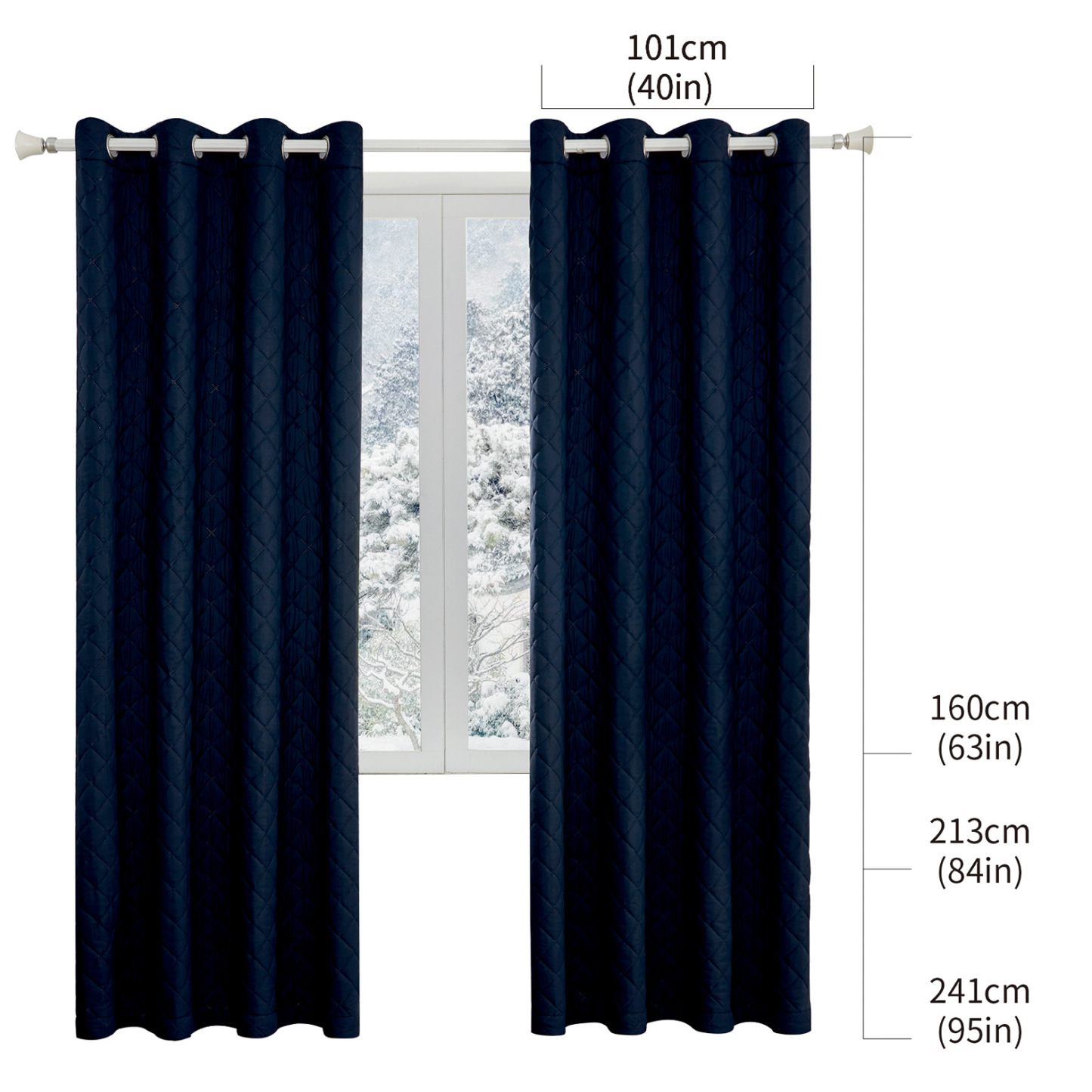 Best-Selling Full Blackout Curtain │ INS Style │ Ultrasound Quilted │ Soundproof & Thermal │ Room Divider