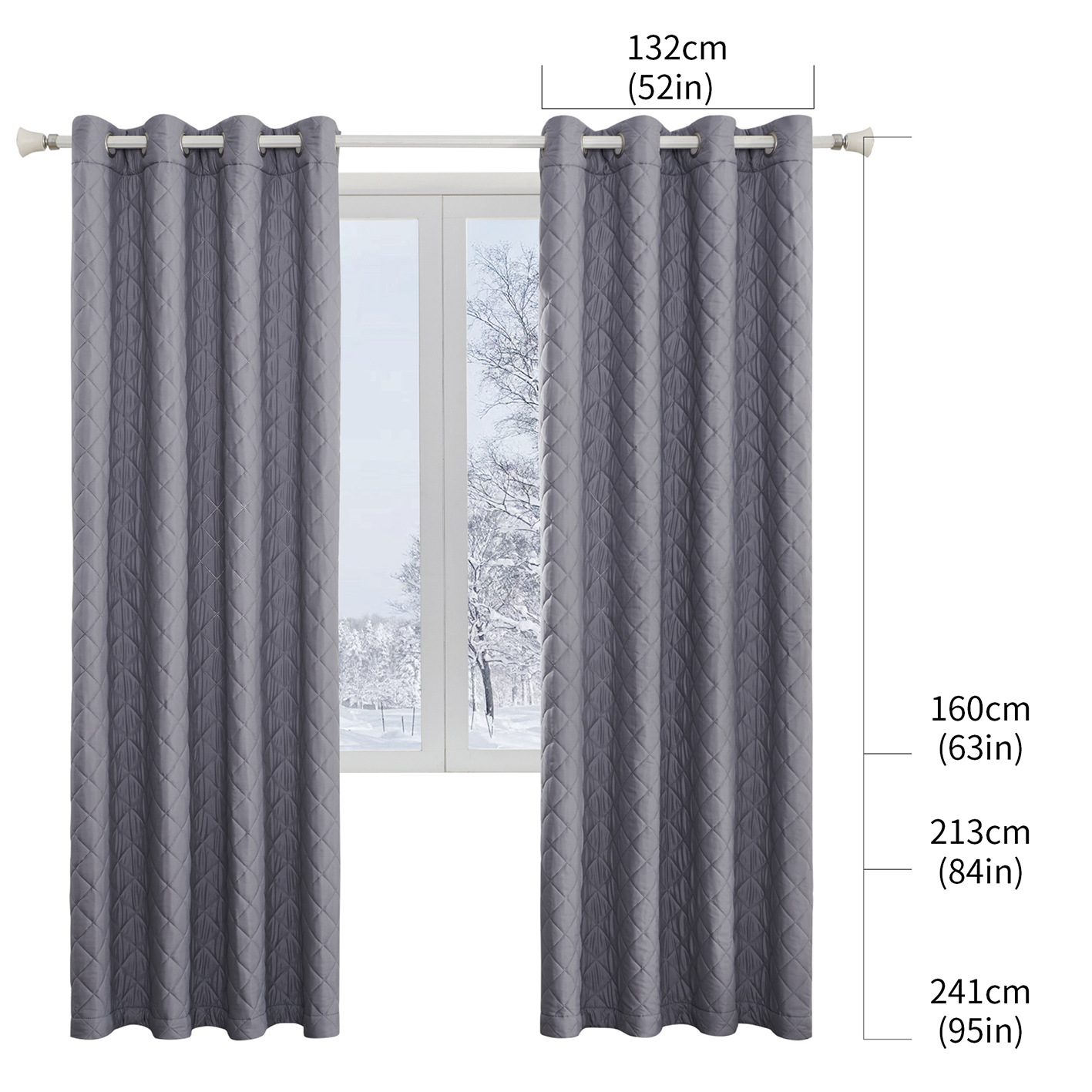 Best-Selling Full Blackout Curtain │ INS Style │ Ultrasound Quilted │ Soundproof & Thermal │ Room Divider