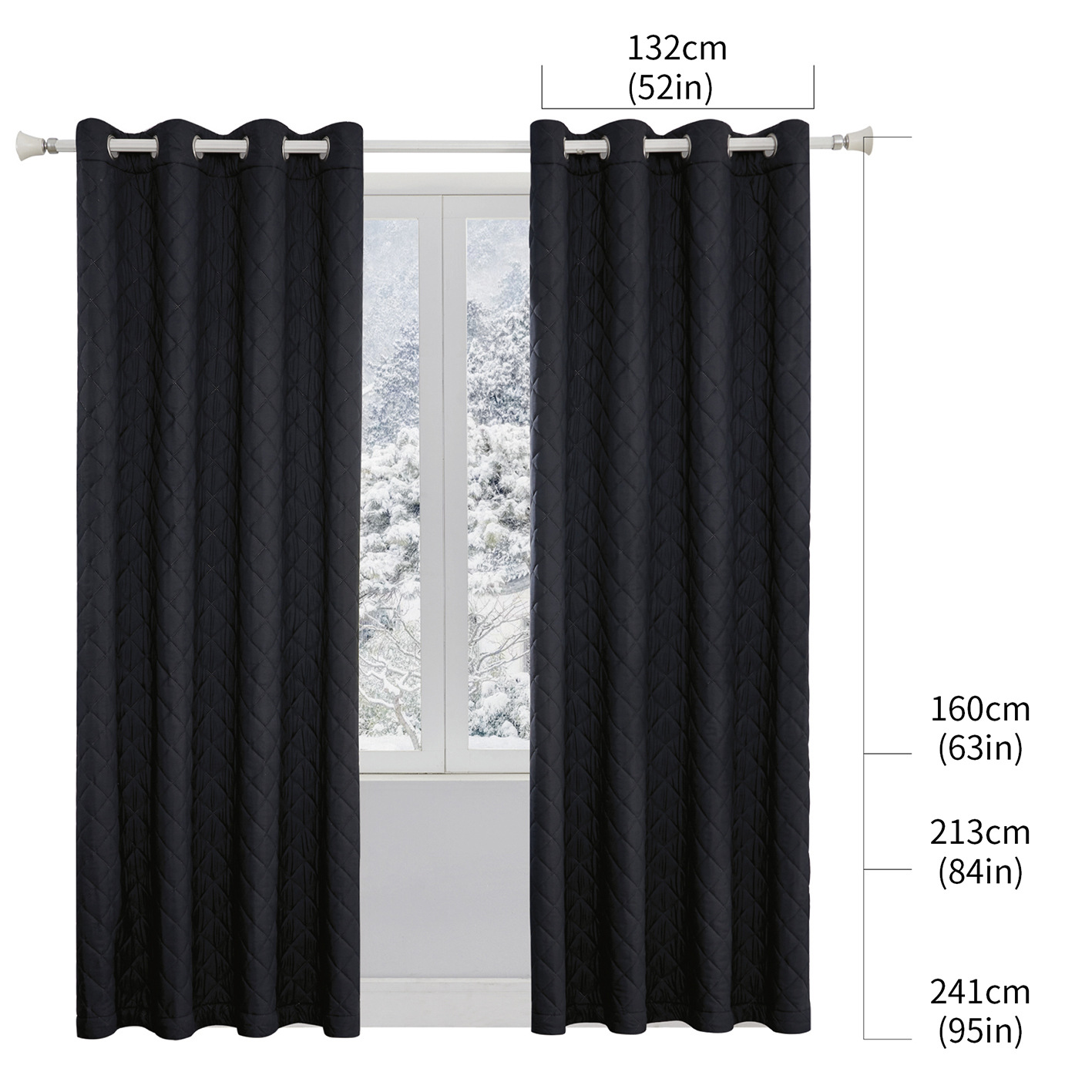 Best-Selling Full Blackout Curtain │ INS Style │ Ultrasound Quilted │ Soundproof & Thermal │ Room Divider