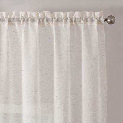 Home Use Polyester-Linen Curtain │ Popular Amazon/TEMU Hot-Selling Sheer │ Customizable Size & Style