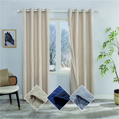 Best-Selling Full Blackout Curtain │ INS Style │ Ultrasound Quilted │ Soundproof & Thermal │ Room Divider