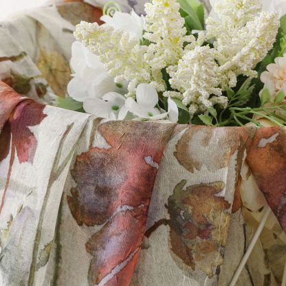 New Hot-Selling Printed Crinkled Terylene Sheer Curtain │ Custom Size Available │ Light & Airy Transparent Voile for Living Room/Home Décor