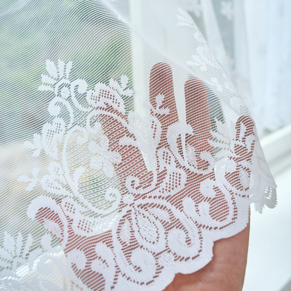 Lace Sheer Short Curtains – Elegant, Airy & Easy to Hang
