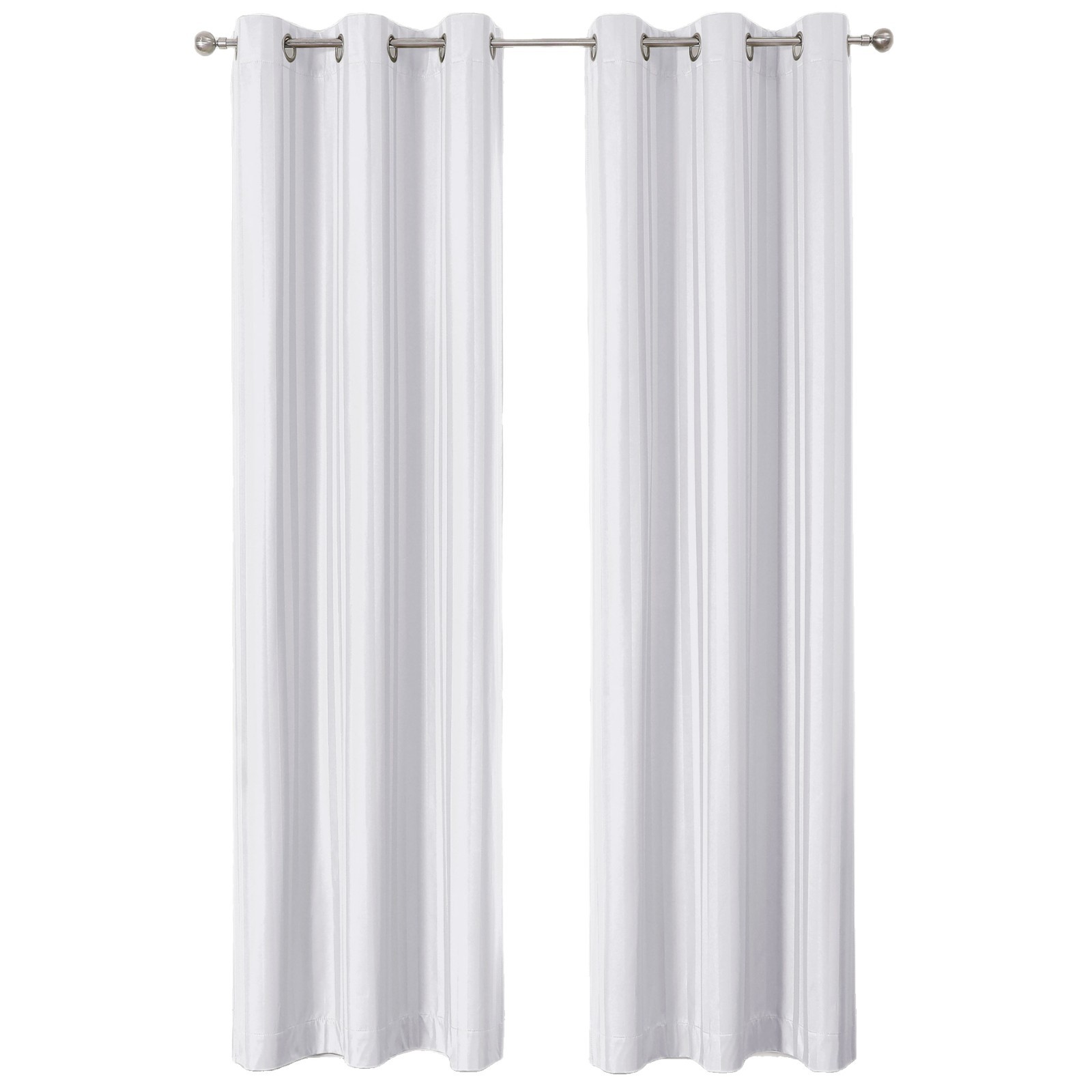 Full Blackout Grommet Curtain │ Pre-Coated Black Film │ Sun & Heat Blocking │ Ready-Made