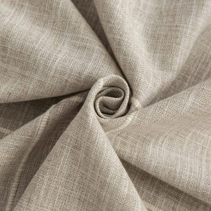 Boho Linen Cotton Short Curtain with Tassels | Semi-Blackout Café Curtain | Bohemian Farmhouse Style for Bedroom/Living Room/Kitchen