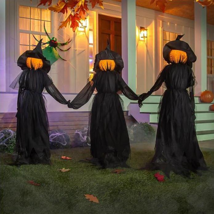 ✨Upplysta Halloween-häxinsatser