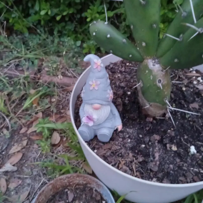 🌟 Titel: 3-teilige Gartenzwerg-Gartenfigur aus Kunstharz – Amerikanischer Landhausstil, wetterfestes Design für den Innen- und Außenbereich