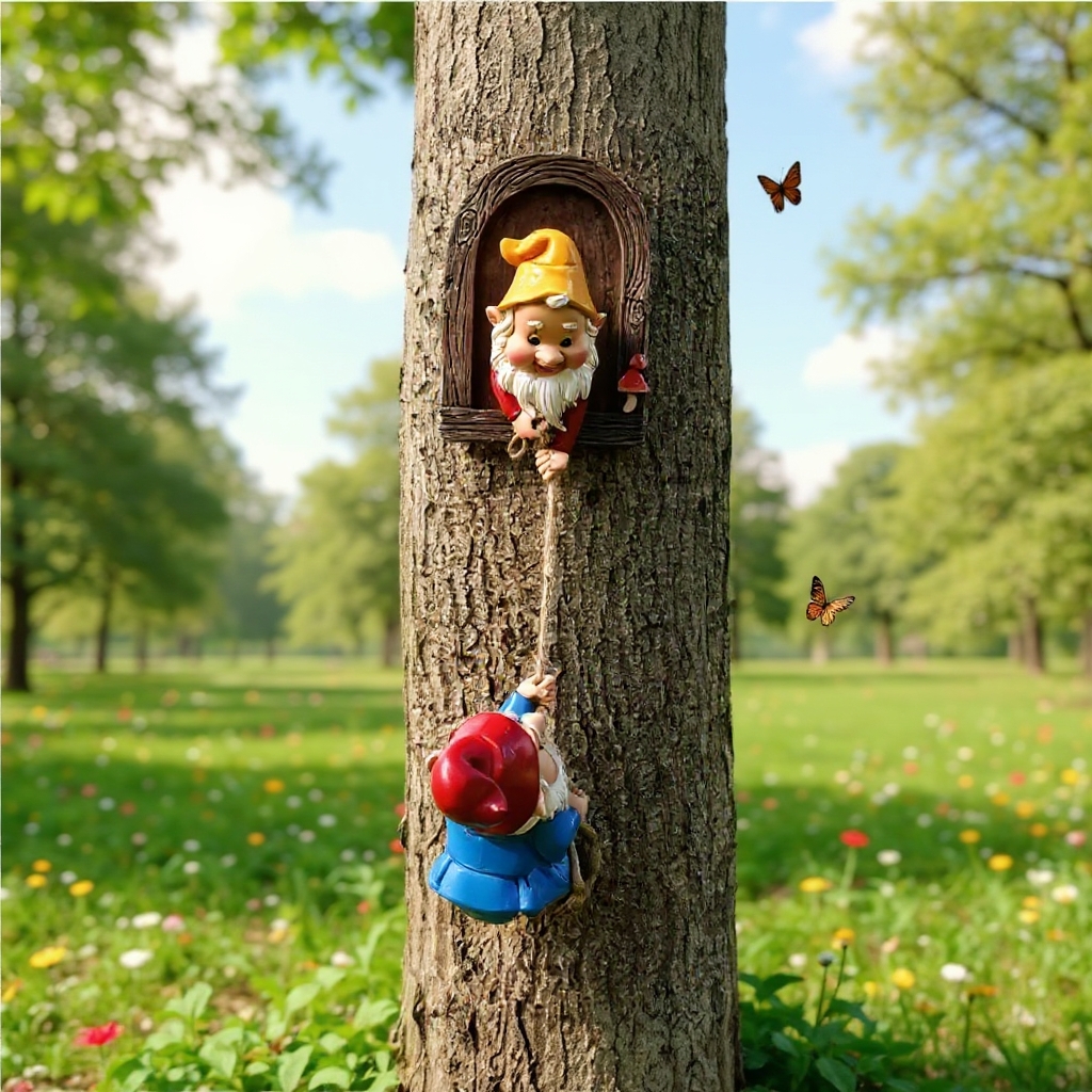 2 Stück niedliche Zwergenkletterfiguren