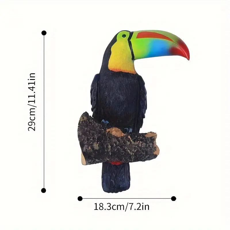 Toco-Tukan Trädgårdstatue【Köp 2, Fri Frakt】