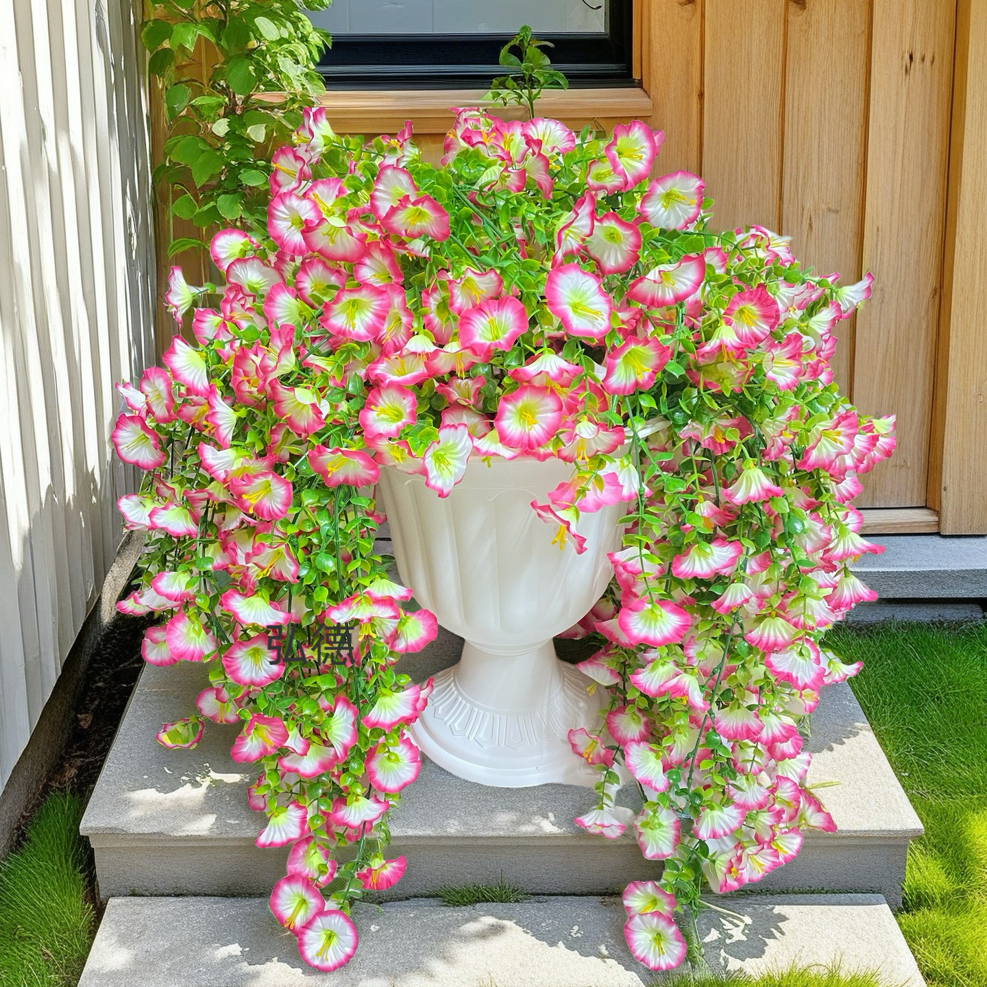 Falsk morgongloryvin - Säsongslösa falska blommor för hem, fest, vägg och trädgård, perfekt som presenter