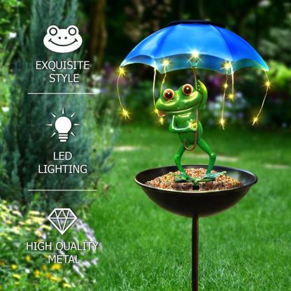 Solar Groda Fågelfödare Lampa【Köp 2, Fri Frakt】