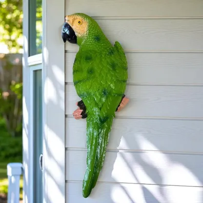 🔥 Sista dagen – 50 % rabatt på resinpapegojdesignad utomhusstaty