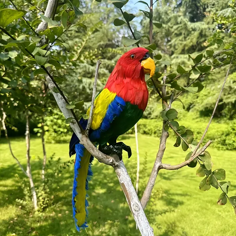 🦜Extra große, realistische Papageienfigur