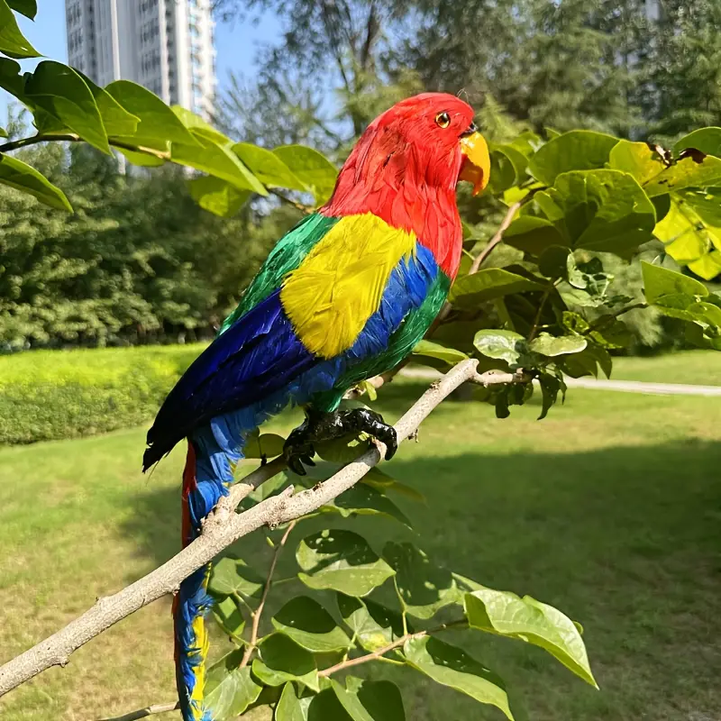 🦜Extra große, realistische Papageienfigur