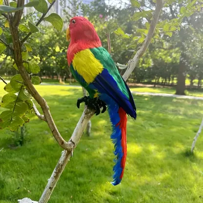 🦜Extra große, realistische Papageienfigur