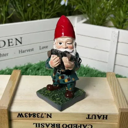 Drei Zwergensoldaten mit AK-47-Gewehren【2 kaufen, versandkostenfrei】