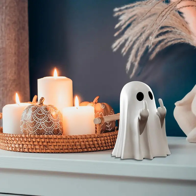 👻2025 Halloween-spökminiatyrdisplayföremål: Söt läskig dekoration👻