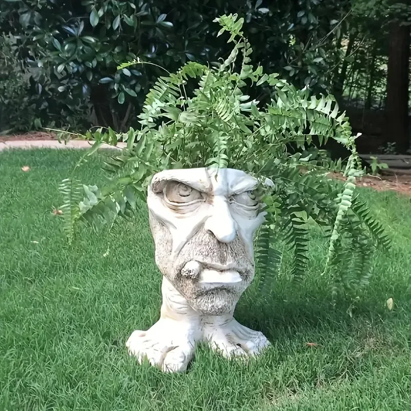 Verspielter Zwergen-Pflanztopf – Strapazierfähiges Harz