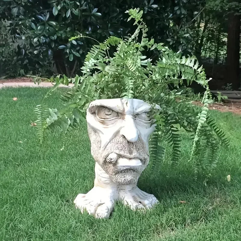 Verspielter Zwergen-Pflanztopf – Strapazierfähiges Harz