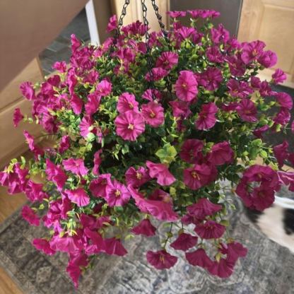 Falsk morgongloryvin - Säsongslösa falska blommor för hem, fest, vägg och trädgård, perfekt som presenter