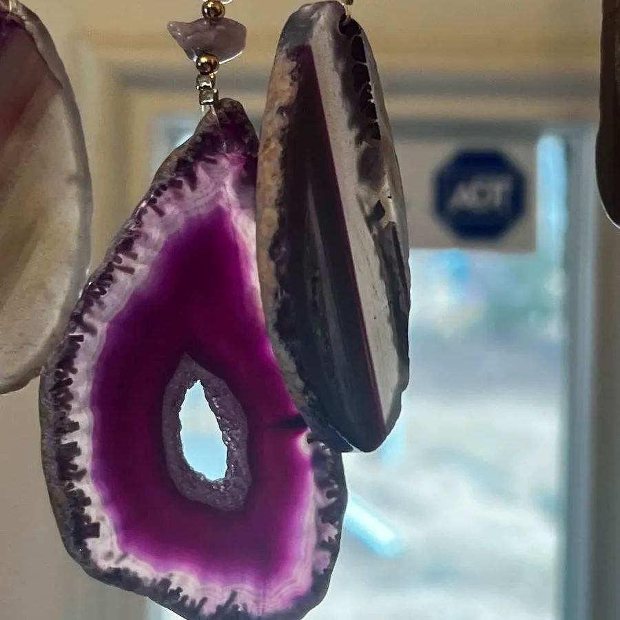 🌙Agat Drömfångare: En blandning av konstnärlighet och lugn för ditt utrymme💎