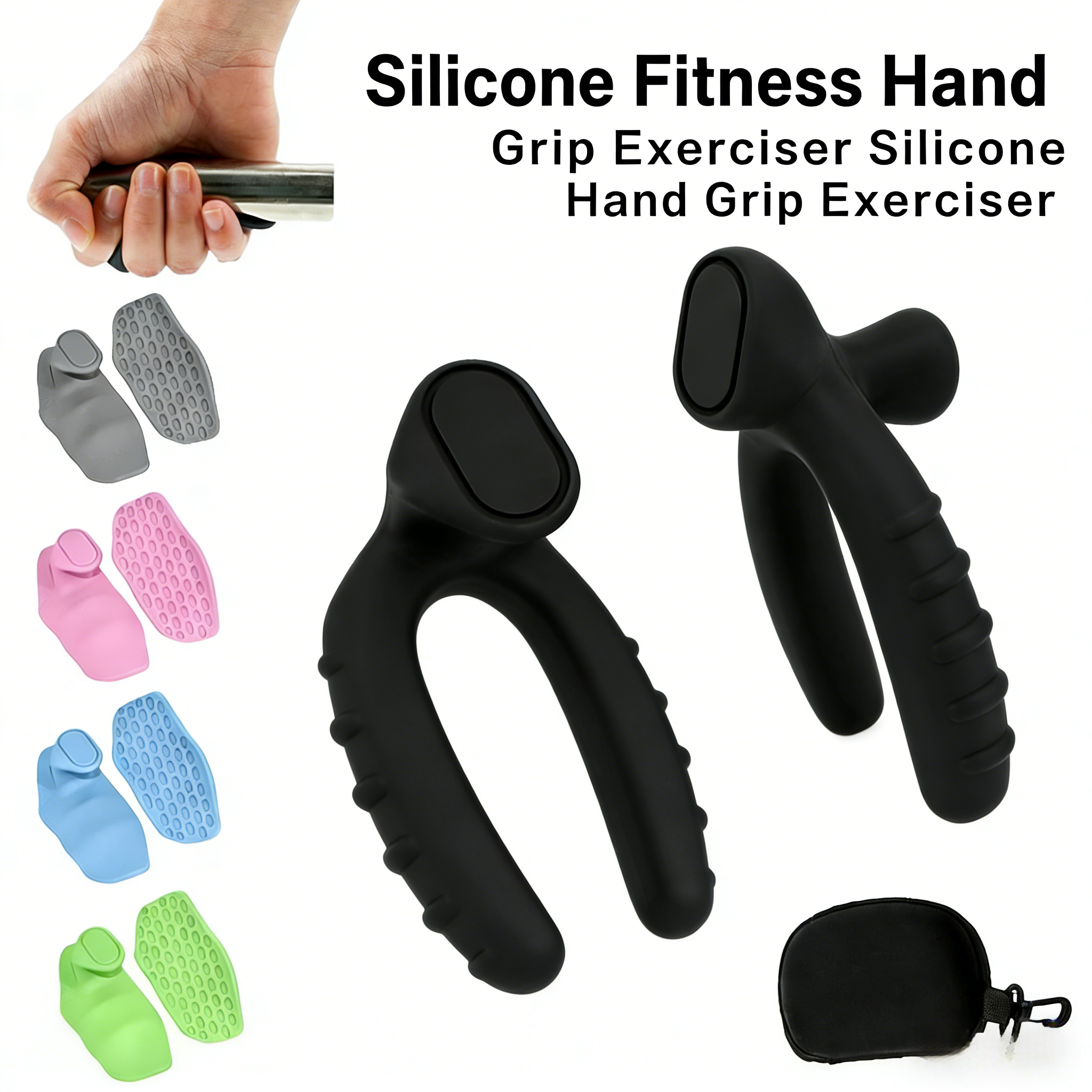 🔥LAST DAY 50% OFF-🏋️‍Fitness Silicone Hand Grip Strengthener⭐