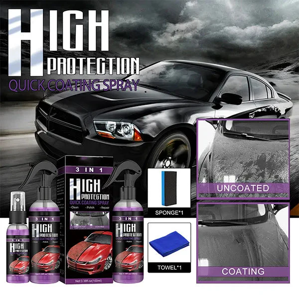 ✨LAST DAY BUY 5 GET 5 FREE✨ 3 in 1 High Protection Quick Car Coating Spray