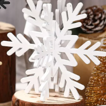 🔥Christmas 3D Snowflakes for Winter Wonderland Party Home Office ( 3Pcs )⭐❄
