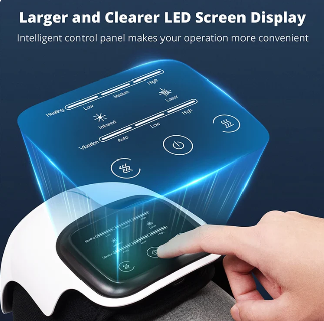 Portable Rechargeable Knee Massager – Heat & Vibration Pain Relief