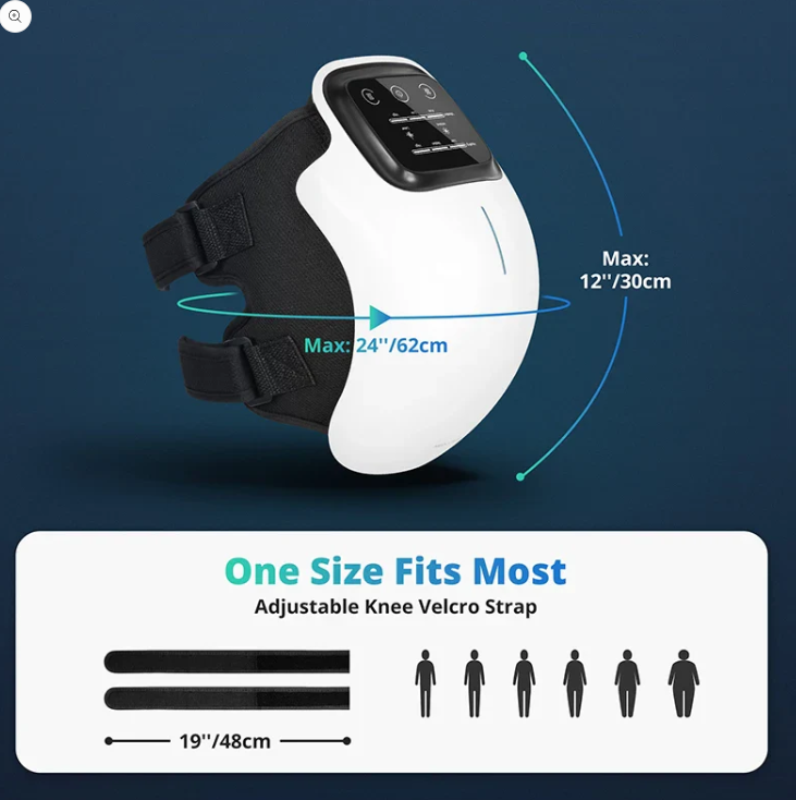 🔥LAST DAY 50% OFF👍 Portable Rechargeable Knee Massager🦵😖 – Heat & Vibration Pain Relief ( HSA/FSA Eligble)👨‍⚕️
