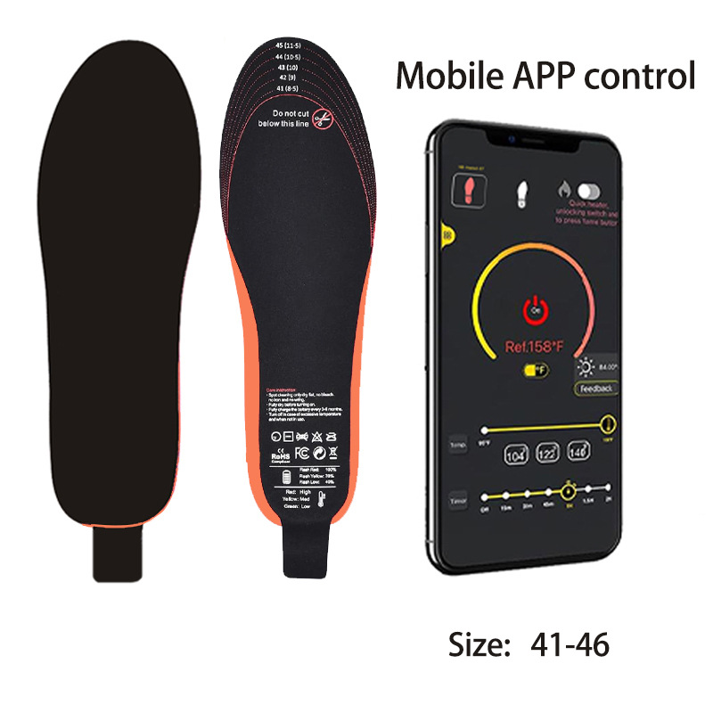 🔥HOT SALE 35% OFF❄️Heated Insoles for Women Men with Remote Control 3 Heat Settings🦶