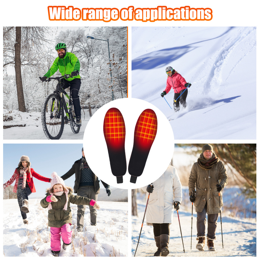 🔥HOT SALE 35% OFF❄️Heated Insoles for Women Men with Remote Control 3 Heat Settings🦶
